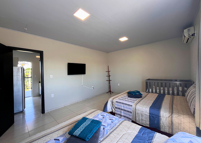 Loft 01 I 260m da Praia I ArCond I Vaga Veículo