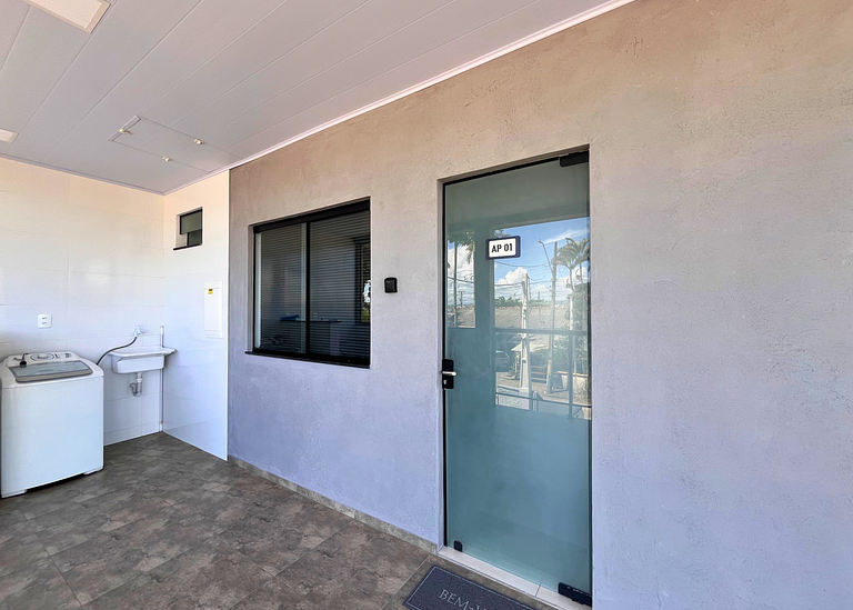 Loft 01 I 260m da Praia I ArCond I Vaga Veículo