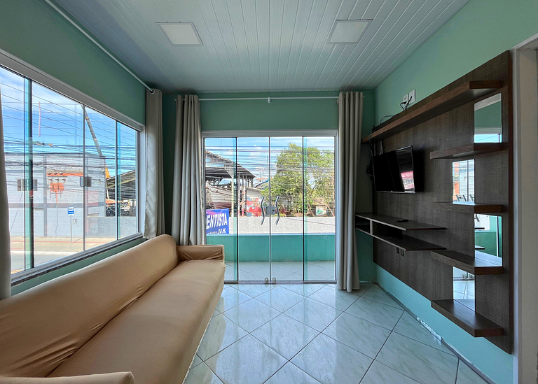 Casa completa no 2º andar •Wi-Fi• garagem coberta