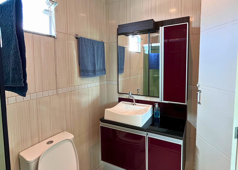 Casa completa no 2º andar •Wi-Fi• garagem coberta