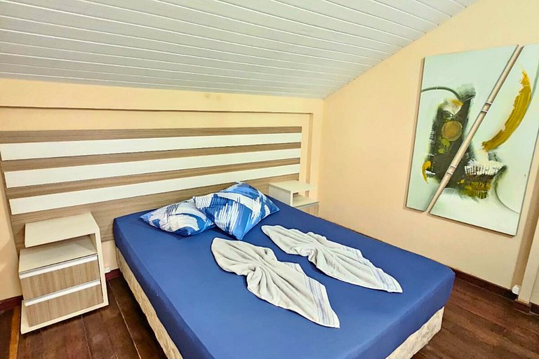 Casa de Praia 5 qtos (Suíte Térrea)WiFi+200m Praia