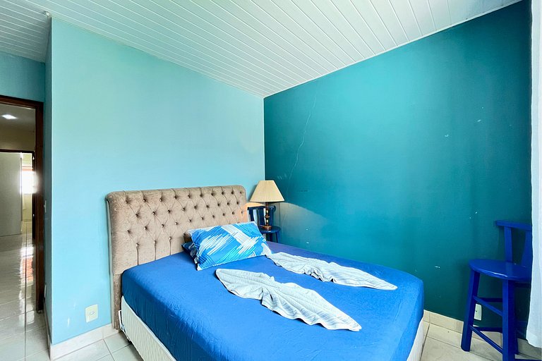 Casa de Praia 5 qtos (Suíte Térrea)WiFi+200m Praia