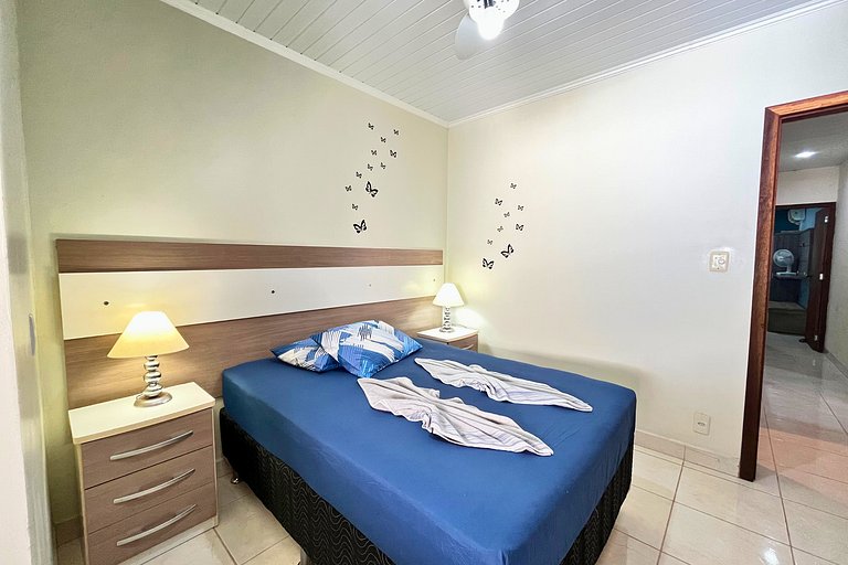 Casa de Praia 5 qtos (Suíte Térrea)WiFi+200m Praia