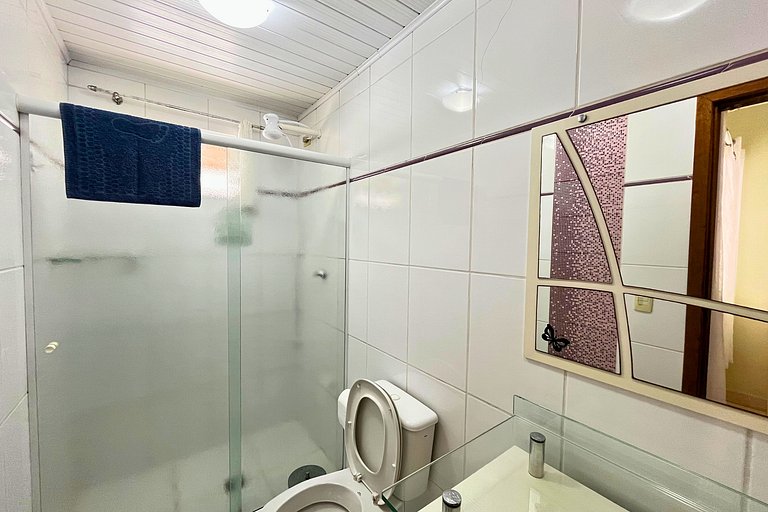 Casa de Praia 5 qtos (Suíte Térrea)WiFi+200m Praia