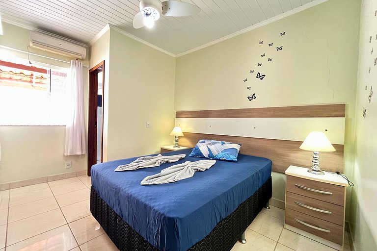 Casa de Praia 5 qtos (Suíte Térrea)WiFi+200m Praia