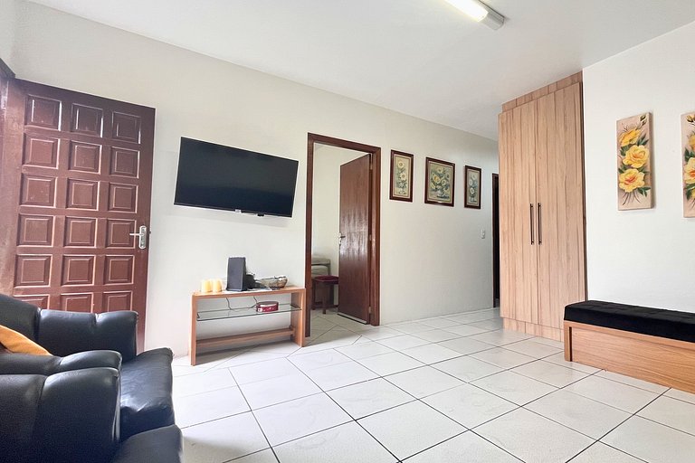 Casa 230m Praia | 4 Quartos | Ar+Wi-Fi |12pessoas|