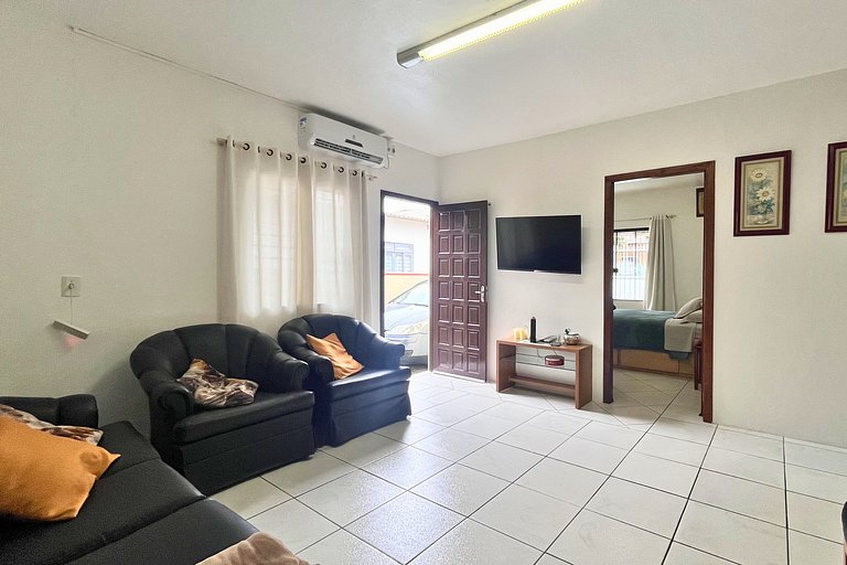 Casa 230m Praia | 4 Quartos | Ar+Wi-Fi |12pessoas|