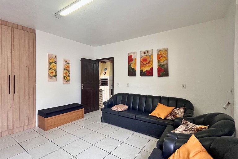 Casa 230m Praia | 4 Quartos | Ar+Wi-Fi |12pessoas|
