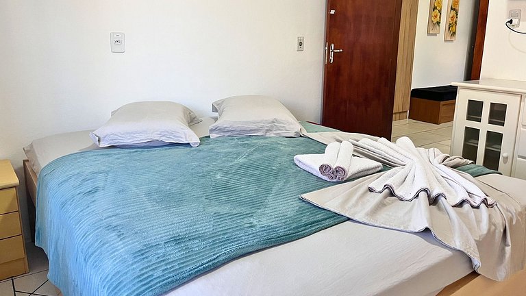 Casa 230m Praia | 4 Quartos | Ar+Wi-Fi |12pessoas|