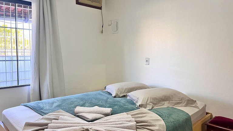 Casa 230m Praia | 4 Quartos | Ar+Wi-Fi |12pessoas|