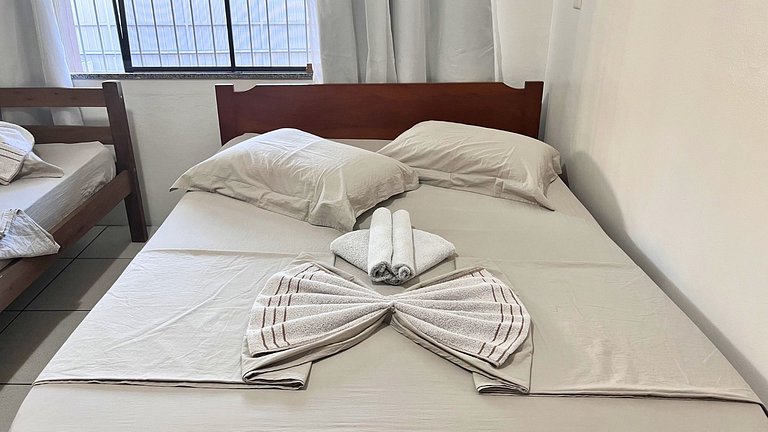 Casa 230m Praia | 4 Quartos | Ar+Wi-Fi |12pessoas|
