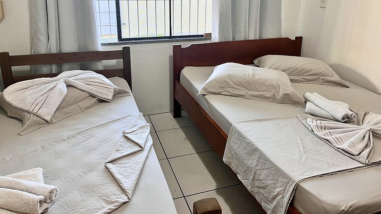 Casa 230m Praia | 4 Quartos | Ar+Wi-Fi |12pessoas|