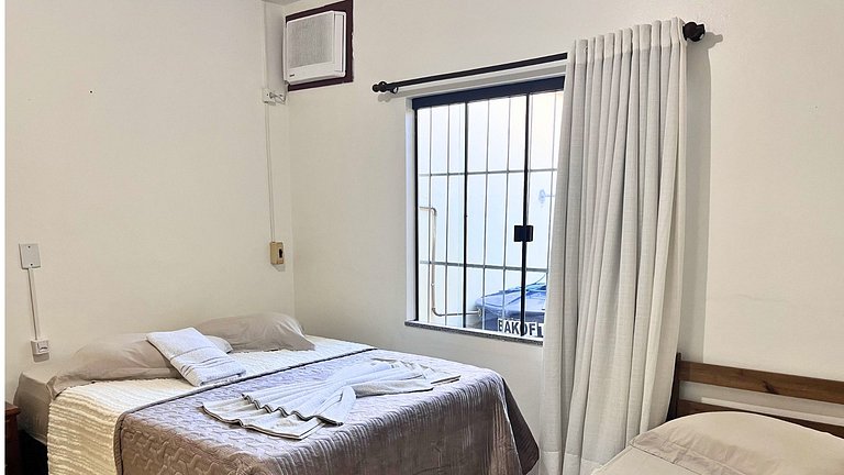Casa 230m Praia | 4 Quartos | Ar+Wi-Fi |12pessoas|