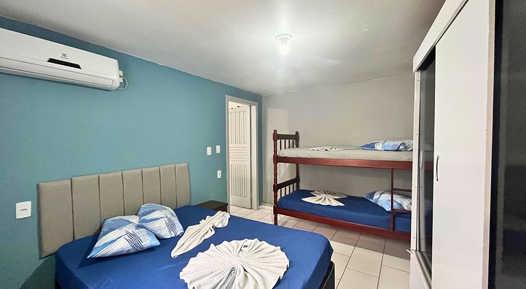 Casa 60m da Praia |3 Quartos |Até 9 Pessoas I WIFI